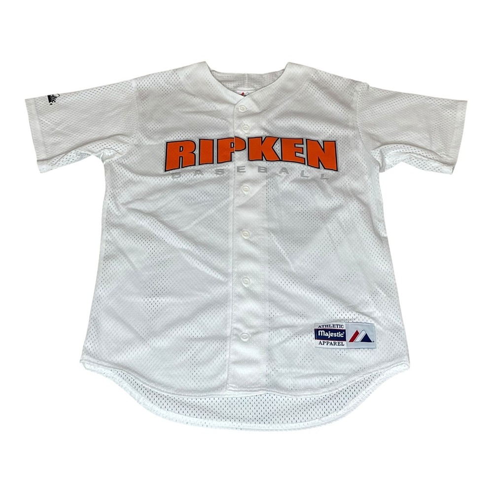 Vintage Majestic‎ Athletic Apparel Baseball Jersey Cal Ripken Jr. #96 Mens SMALL